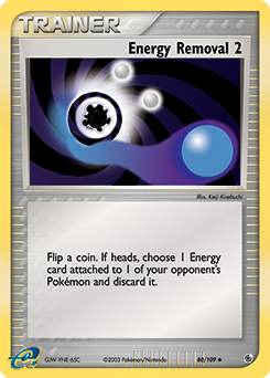 Energy Removal 2 z edície Ruby & Sapphire, karta č.80