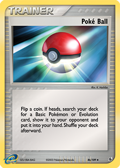 Poké Ball z edície Ruby & Sapphire, karta č.86