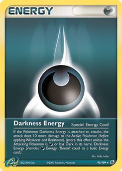 Darkness Energy z edície Ruby & Sapphire, karta č.93