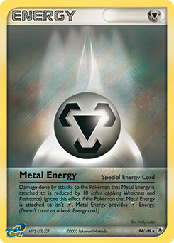Metal Energy z edície Ruby & Sapphire, karta č.94