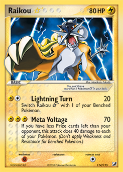 Raikou ★ z edície Unseen Forces, karta č.114