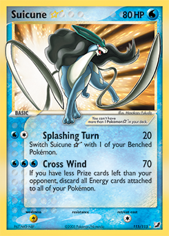 Suicune ★ z edície Unseen Forces, karta č.115