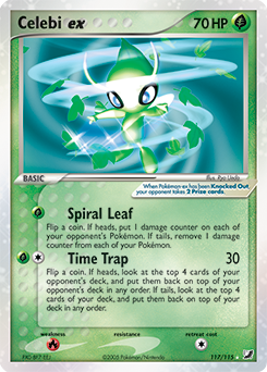 Celebi ex z edície Unseen Forces, karta č.117