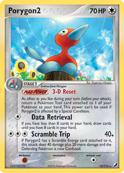 Porygon2 z edície Unseen Forces, karta č.12