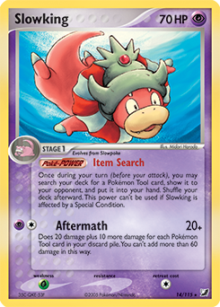 Slowking z edície Unseen Forces, karta č.14