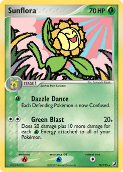 Sunflora z edície Unseen Forces, karta č.16
