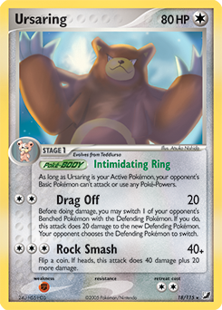 Ursaring z edície Unseen Forces, karta č.18
