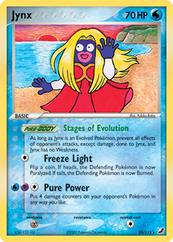 Jynx z edície Unseen Forces, karta č.28
