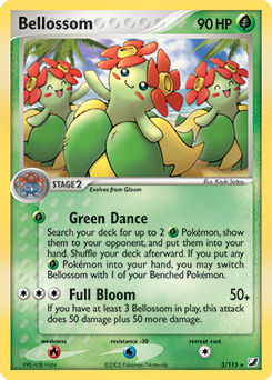Bellossom z edície Unseen Forces, karta č.3