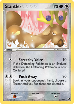 Stantler z edície Unseen Forces, karta č.32