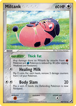 Miltank z edície Unseen Forces, karta č.42