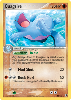Quagsire z edície Unseen Forces, karta č.44