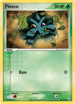 Pineco z edície Unseen Forces, karta č.66
