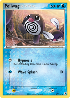 Poliwag z edície Unseen Forces, karta č.67