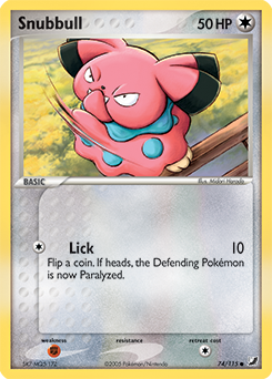 Snubbull z edície Unseen Forces, karta č.74