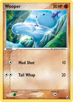 Wooper z edície Unseen Forces, karta č.79