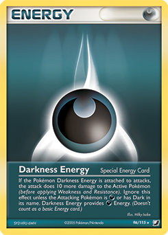 Darkness Energy z edície Unseen Forces, karta č.96