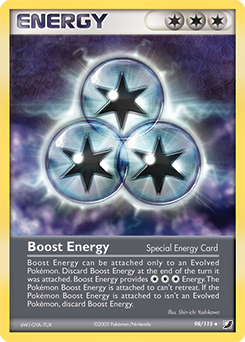 Boost Energy z edície Unseen Forces, karta č.98