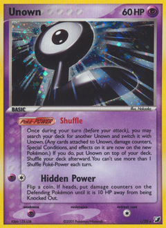 Unown z edície Unseen Forces, karta č.L