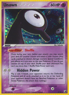 Unown z edície Unseen Forces, karta č.R