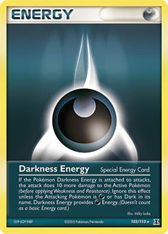 Darkness Energy z edície Delta Species, karta č.103