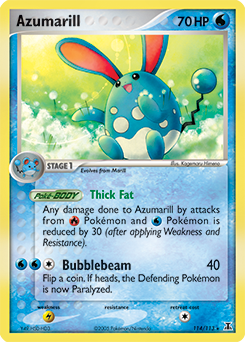 Azumarill z edície Delta Species, karta č.114