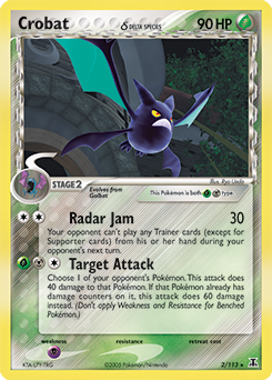 Crobat δ z edície Delta Species, karta č.2