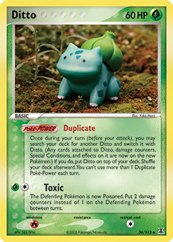 Ditto z edície Delta Species, karta č.36