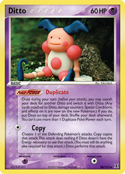 Ditto z edície Delta Species, karta č.38