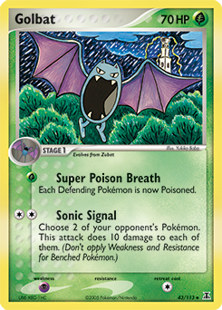 Golbat z edície Delta Species, karta č.43