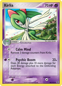 Kirlia z edície Delta Species, karta č.47