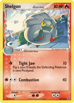 Shelgon δ z edície Delta Species, karta č.53