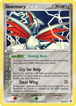 Skarmory z edície Delta Species, karta č.55