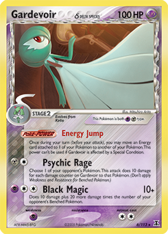 Gardevoir δ z edície Delta Species, karta č.6