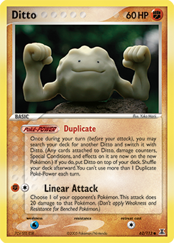 Ditto z edície Delta Species, karta č.62