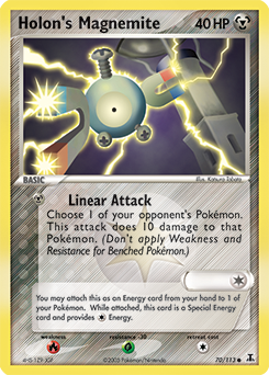 Holon's Magnemite z edície Delta Species, karta č.70