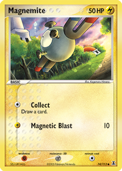 Magnemite z edície Delta Species, karta č.74
