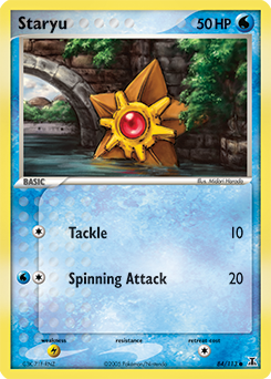Staryu z edície Delta Species, karta č.84