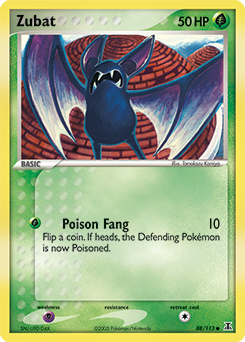 Zubat z edície Delta Species, karta č.88