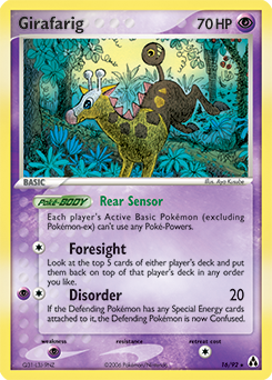 Girafarig z edície Legend Maker, karta č.16