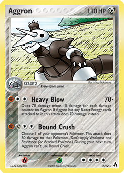 Aggron z edície Legend Maker, karta č.2