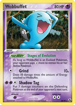 Wobbuffet z edície Legend Maker, karta č.28
