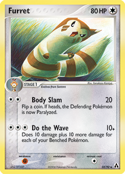 Furret z edície Legend Maker, karta č.33