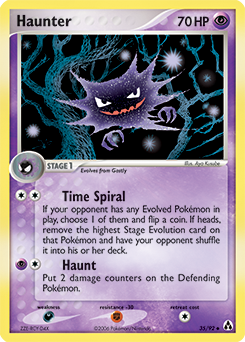 Haunter z edície Legend Maker, karta č.35