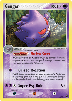 Gengar z edície Legend Maker, karta č.5