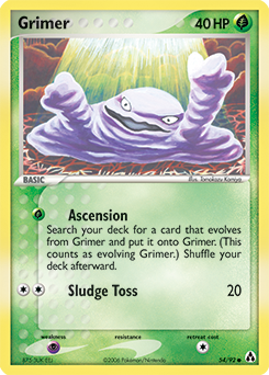 Grimer z edície Legend Maker, karta č.54