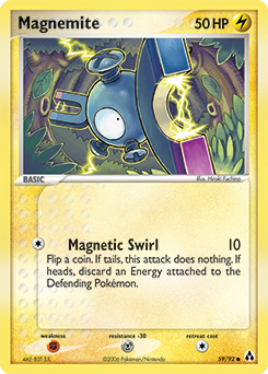 Magnemite z edície Legend Maker, karta č.59