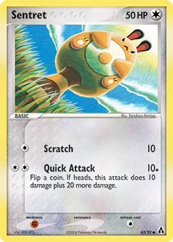 Sentret z edície Legend Maker, karta č.62