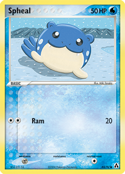 Spheal z edície Legend Maker, karta č.65
