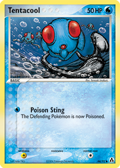 Tentacool z edície Legend Maker, karta č.66